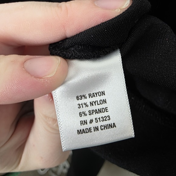 CeCe‎ Black Wide Leg Pull On Front Seam High Rise Comfy Dress Pants Size S - Picture 4 of 7